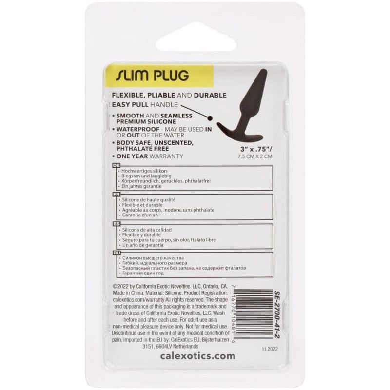 Plug Anal - Boundless - Slim Plug - Calexotics CalExotics Sensations plus