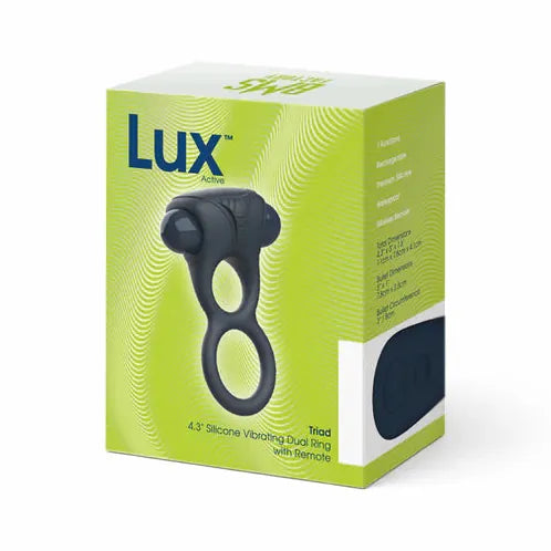 Anneau Vibrant - Triad PowerBullet Lux Active | 7 modes à Distance & Double Stimulation Power Bullet Sensations plus