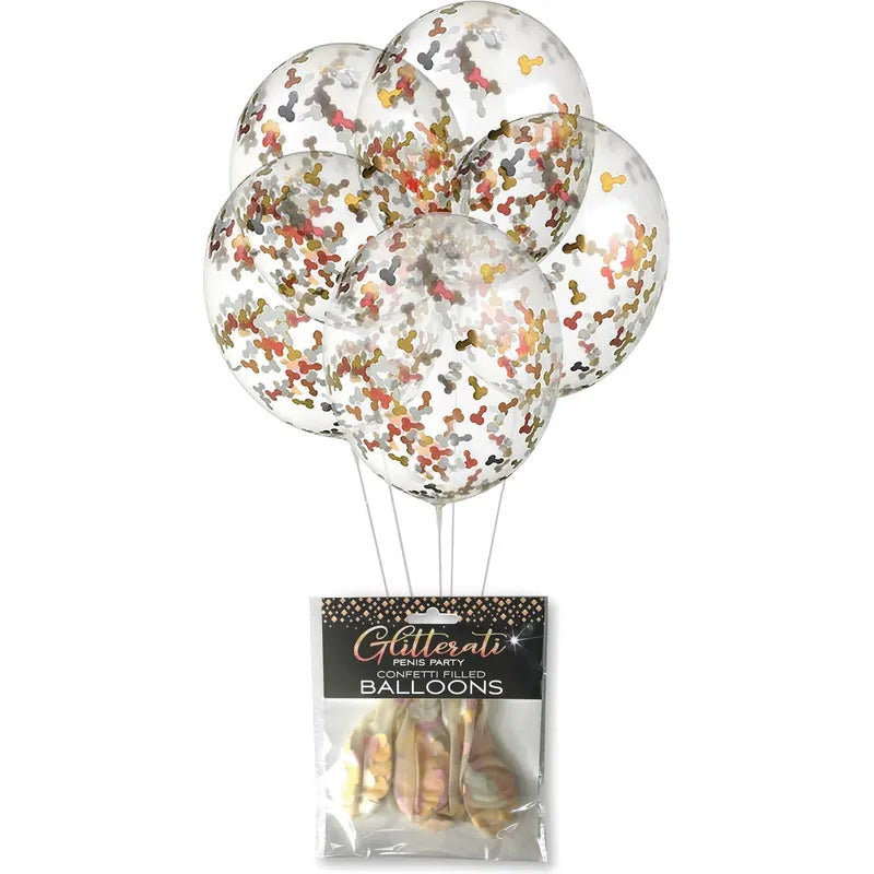 Bachelorette - Glitterati - Ballons avec Confettis Ozzé Créations Sensations plus