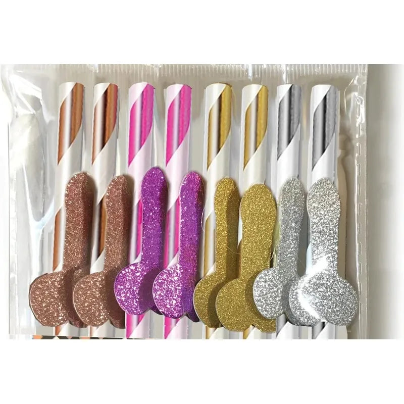 Bachelorette - Little Genie - Glitterati Cocktail Straw Little Genie Sensations plus