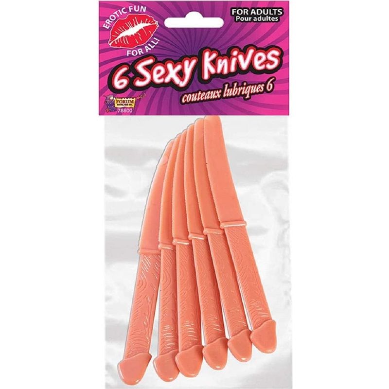 Bachelorette - Lot de 6 couteaux à pénis - Sexy Knife Set Sensations Plus Sensations plus