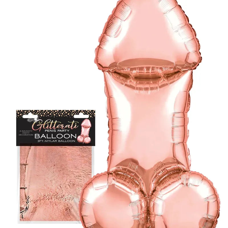 Ballon - Glitterati - 3ft Rose Gold Mylar Balloon Sensations Plus Sensations plus
