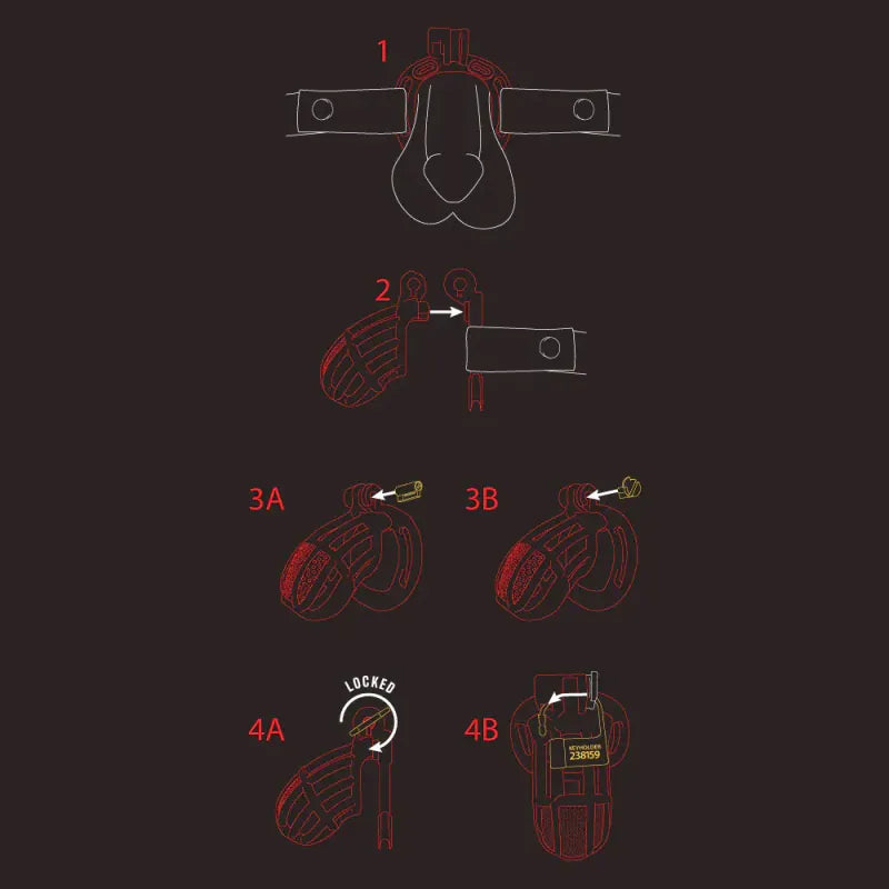 Cage de Chasteté - Prick Cock Cage XS | Ergonomique, Légère, Confortable & Sécuritaire Kink - TW Trade Sensations plus