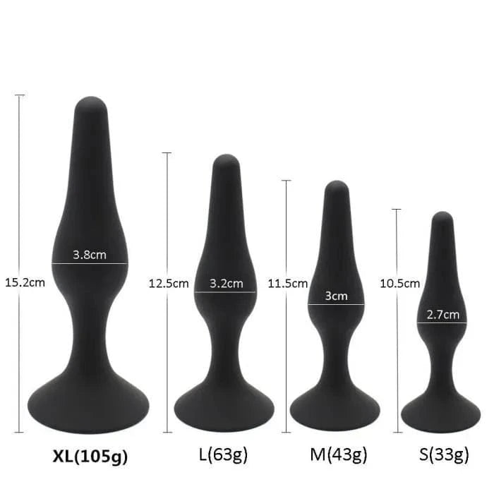 Coffret de 4 Plugs Anaux - Soft Plug | Explorez & Progressez à Votre Rythme Glamy Sensations plus
