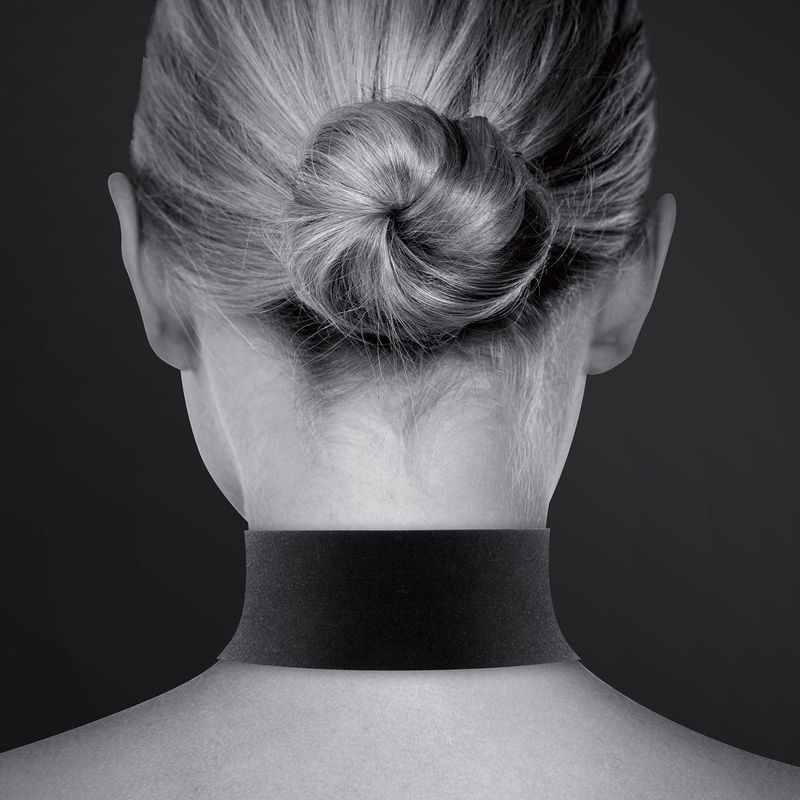 Collier Ras de Cou Fetish Laçage - Bijoux Pour Toi | Similicuir Noir Ajustable & Sexy Bijoux pour toi Sensations plus