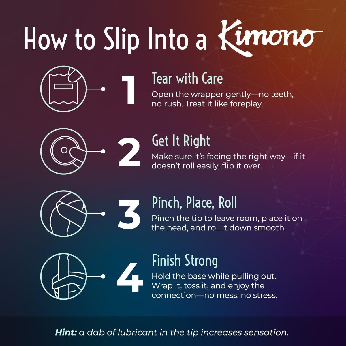 Condom Ultra Fins - Kimono Thin | Préservatifs Ajustés & Fiables pour Plus de Plaisir Kimono Sensations plus