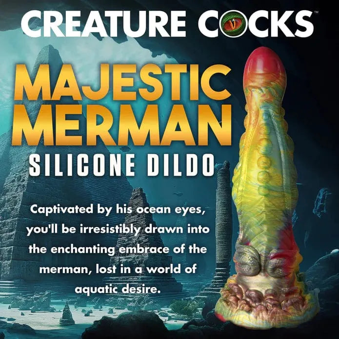 Dildo - Creature Cock - Majestic Merman Creature Cocks Sensations plus