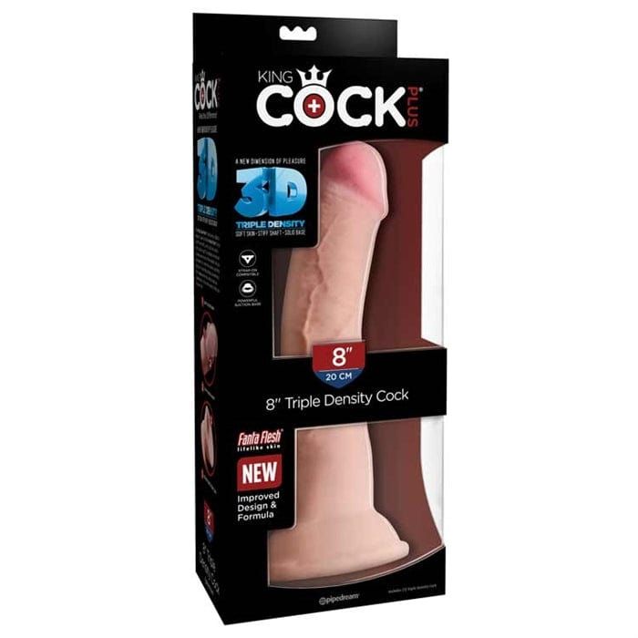 Dildo - King Cock Plus - 8 pouces - Sans Testicules Pipedream Sensations plus