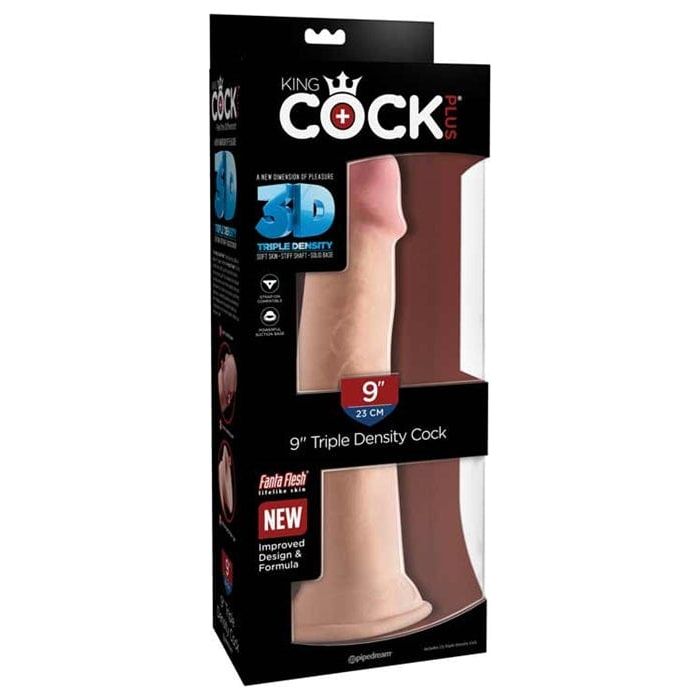Dildo - Kink Cock Plus - 9 pouces - Sans Testicules Pipedream Sensations plus