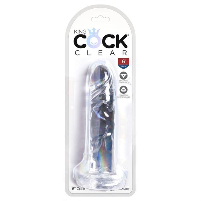 Dildo Réalisme - Pipedream - King Cock Clear 6" Cock Pipedream Sensations plus