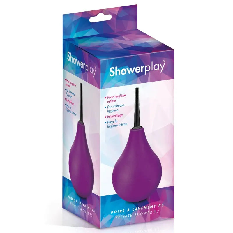 Douche Anale - Showerplay 224 ml | Poire à Lavement pour Hygiène Intime Sécuritaire Shower Play Sensations plus