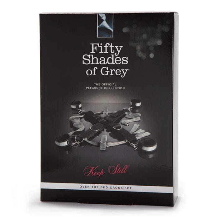 Ensemble de Retenue sur Lit - Fifty Shades of Grey | Poignets, Chevilles & Bandeau Fifty Shades Of Grey Sensations plus
