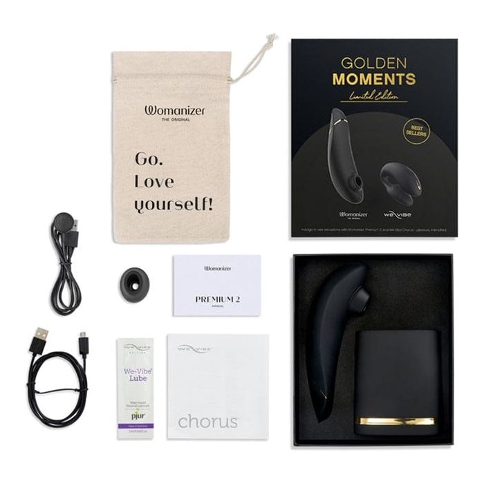 Ensemble de Vibrateur - Womanizer - Golden Moments X Limited Edition Womanizer Sensations plus