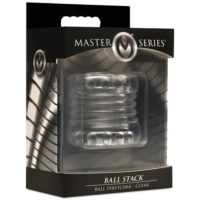 Étireur & Extenseur de Testicules - Master Series Ball Stack | Texturé, Confort & Plaisir Master Series Sensations plus