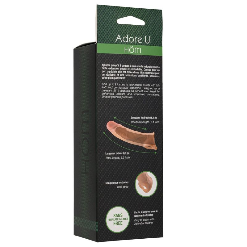 Extension pour Pénis - Gaine Pénienne Réaliste Petit | Adore U Höm Adore U Höm Sensations plus