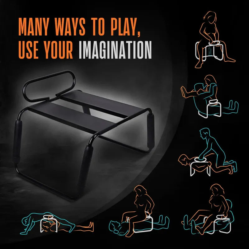 Fetish - Blush - Temptasia Surrender Sex Chair Blush Novelties Sensations plus