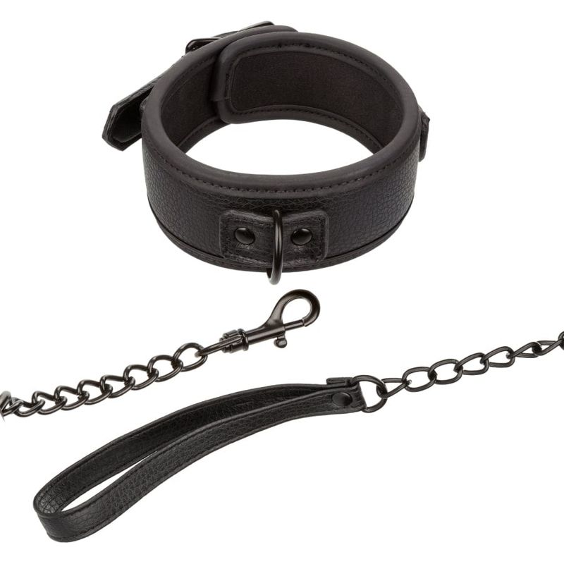 Fetish - Nocturnal Collection - Collar & Leash CalExotics Sensations plus