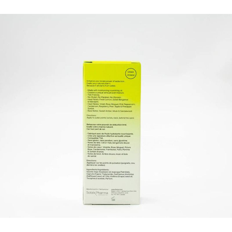 Huile Parfumée aux Phéromones - Floravi Fascination | Unisexe & Séduction Floravi Sensations plus