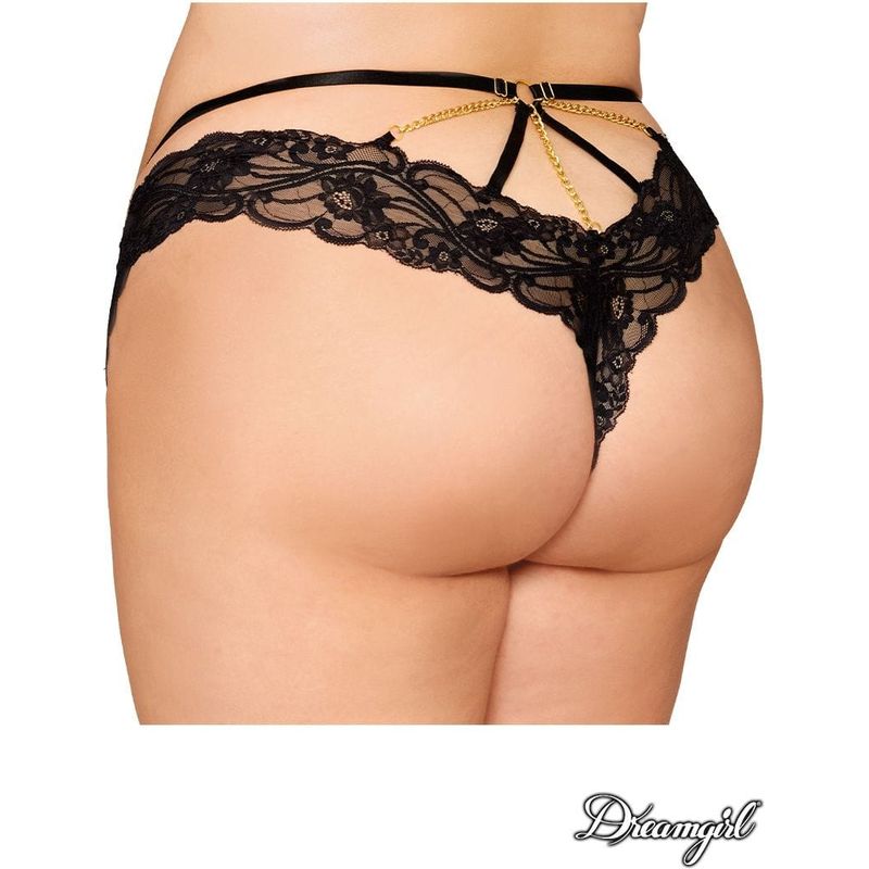 Lingerie Dreamgirl - Sous-vêtement avec chaînes 1489 Dreamgirl Sensations plus