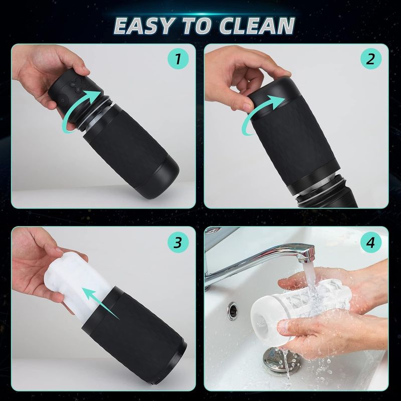 Manchon de Remplacement - Le Guerrier | TPE Cyberskin, Étanche & Textures Prismatiques Cyberskin Sensations plus