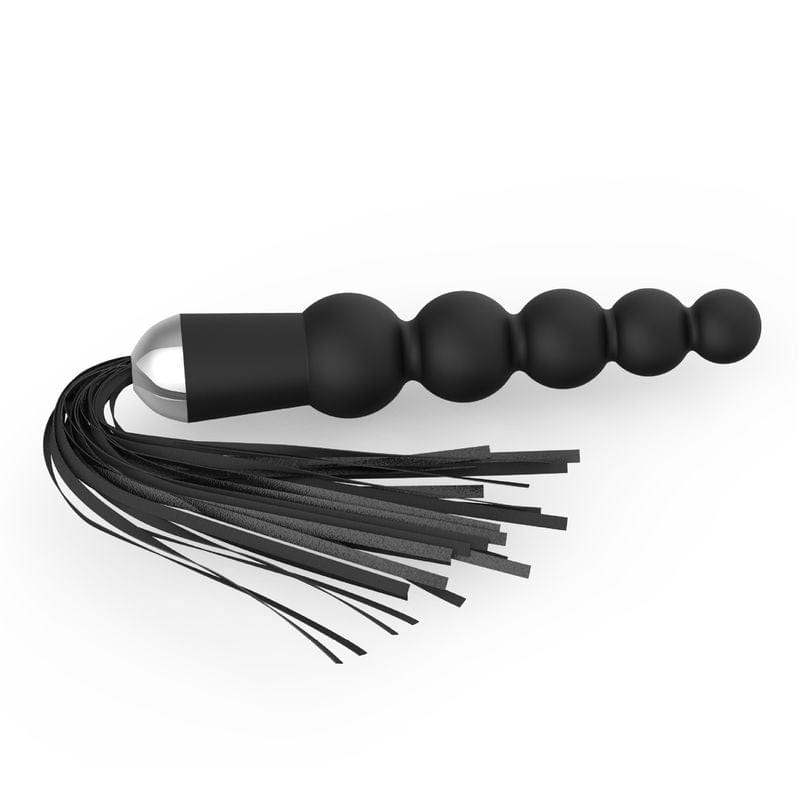 Martinet BDSM 2 en 1 - Fetish Tentation | Manche en Chapelet Anal & Similicuir FetishTentation Sensations plus