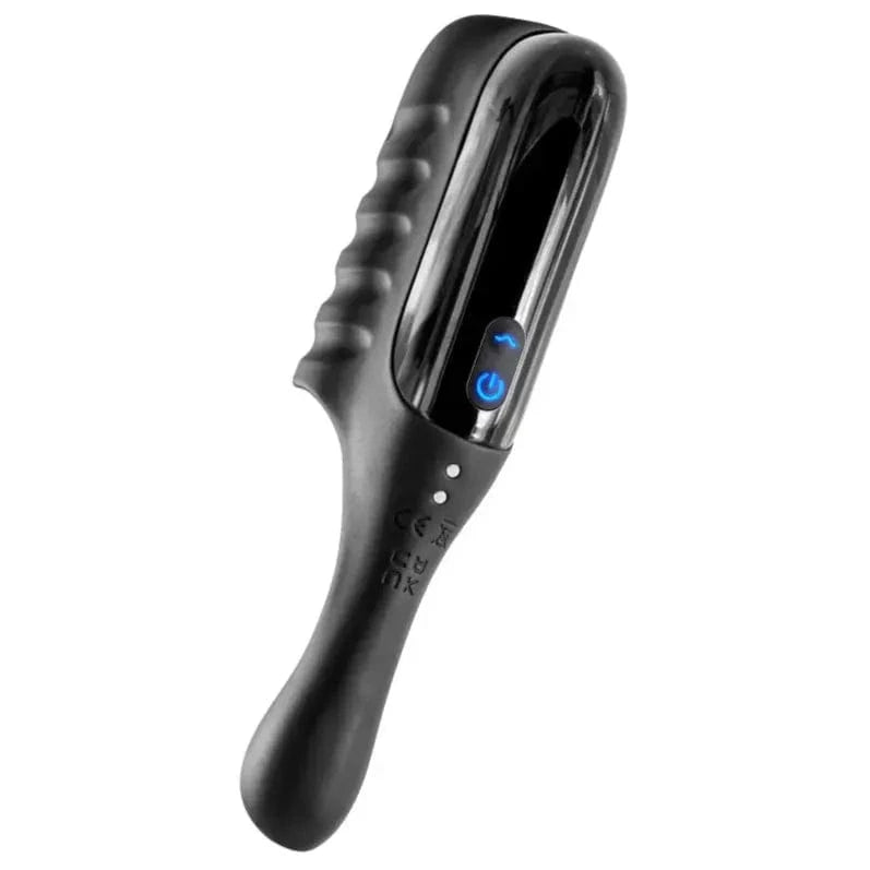 Masturbateur 3-en-1 - Blue Junker | Vibrant & Tapotement pour Gland, Testicules & Périnée Blue Junker Sensations plus