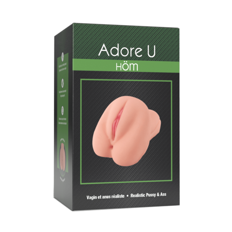 Masturbateur - Adore U Höm - Vagin et Anus Ultra Réaliste Adore U Höm Sensations plus