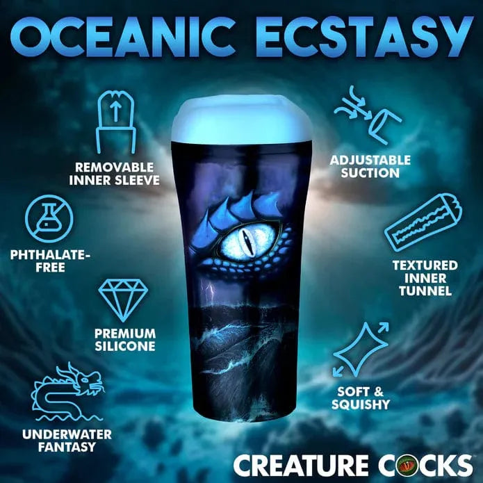 Masturbateur de Fantaisie - Creature Cocks - Pussidon Sea Monster Stroker Creature Cocks Sensations plus