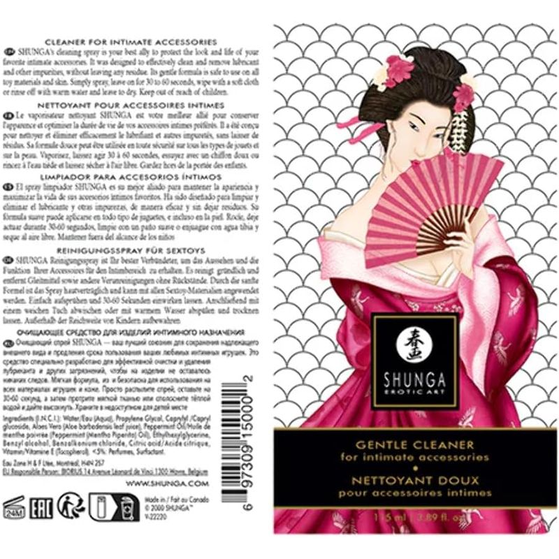 Nettoyant pour Jouet Intime - SHUNGA Nettoyant doux | 115 ml Shunga Sensations plus