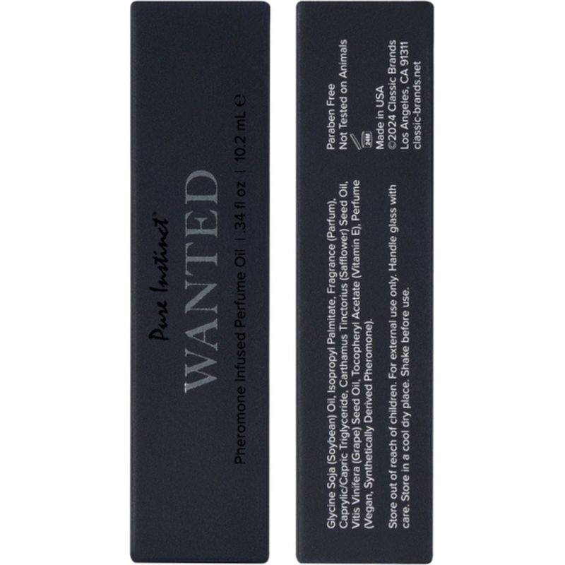 Parfum aux phéromones - Pure Instinct - Wanted Infusé Aux Huiles de Phéromones Pure instinct Sensations plus