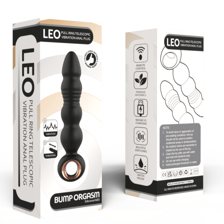 Plug Anal à Distance – Leo Thrusting | Vibrations & Va-et-Vient Secwell Sensations plus