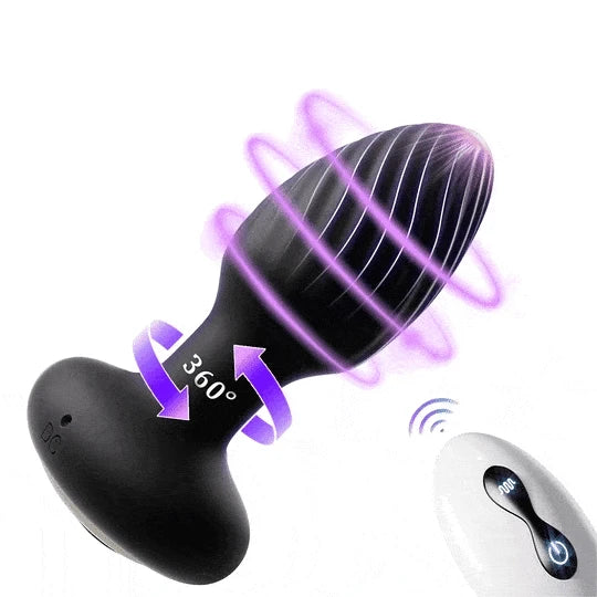 Remote Anal Plug - Secwell - Twist 360 Anal Plug Training Sensations Plus Remote Anal Plug - Secwell - Twist 360 Anal Plug Training Sensations Plus