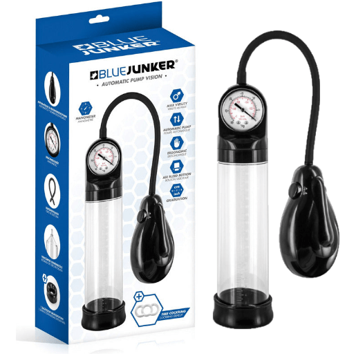 Pompe à Pénis - Blue Junker - Automatic Pump Vision Blue Junker Sensations plus