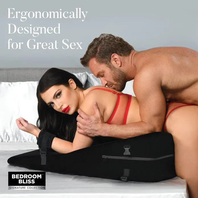 Positionneur Sexuel - Bedroom Bliss - XL-Bondage Cushion Large Bondage Wedge Pillow Bedroom Bliss Sensations plus