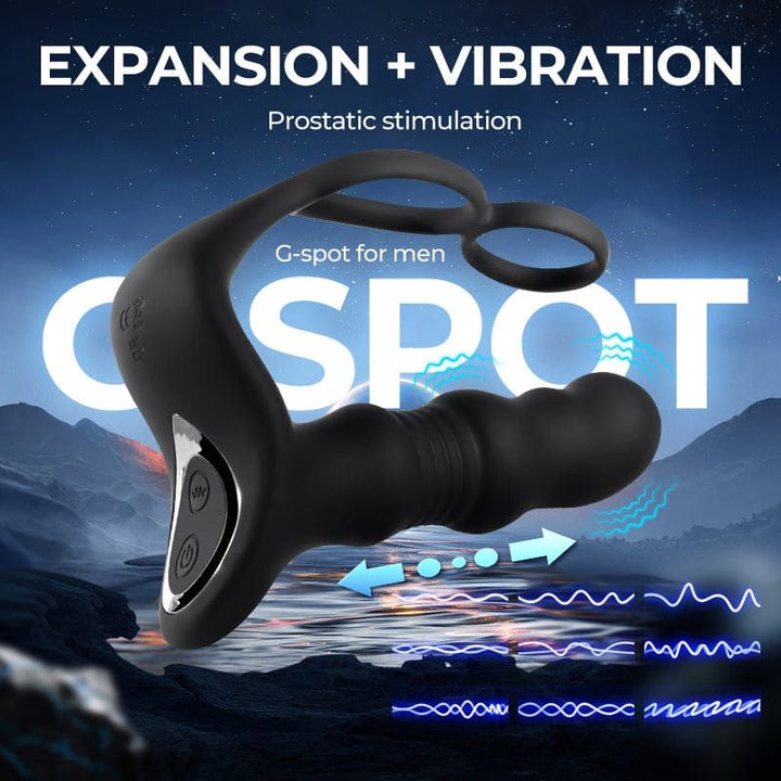 Stimulateur de Prostate Vibrant - Secwell – Prostate Vibrator Remote Control Thrusting Secwell Sensations plus