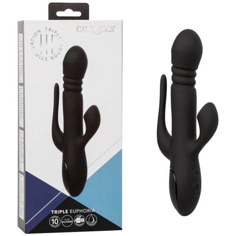 Vibrateur à Succion - Calexotics - III Triple Euphoria CalExotics Sensations plus