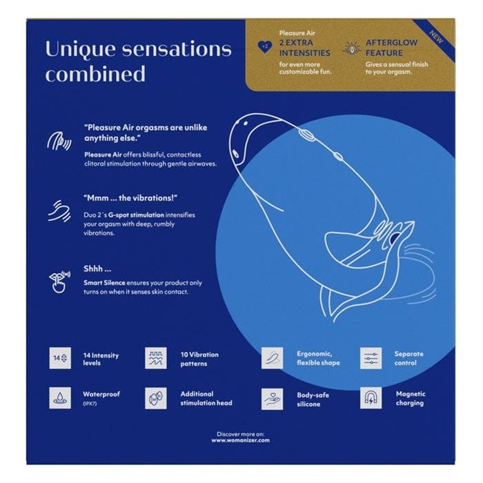 Vibrateur à Succion - Womanizer - Duo 2 Womanizer Sensations plus