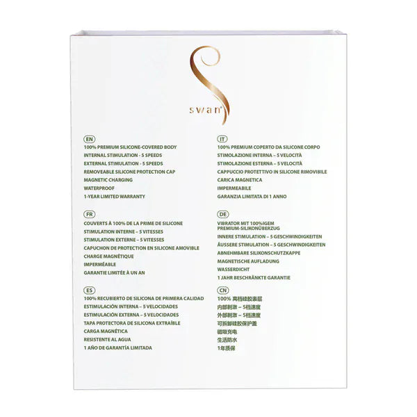 Vibrateur Double Stimulation - The Swan Reign | Vibrations Profondes & Ultra Puissantes Swan Sensations plus