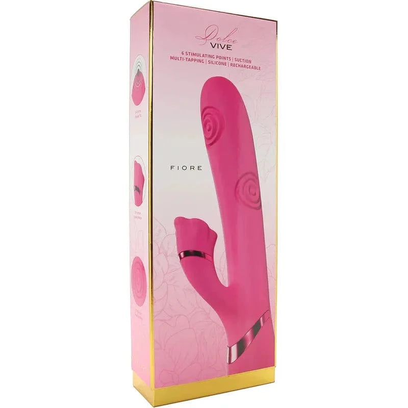 Vibrateur Triple Moteur Ultra-Puissant - VIVE Fiore | Succion & Tapotement Vive Sensations plus