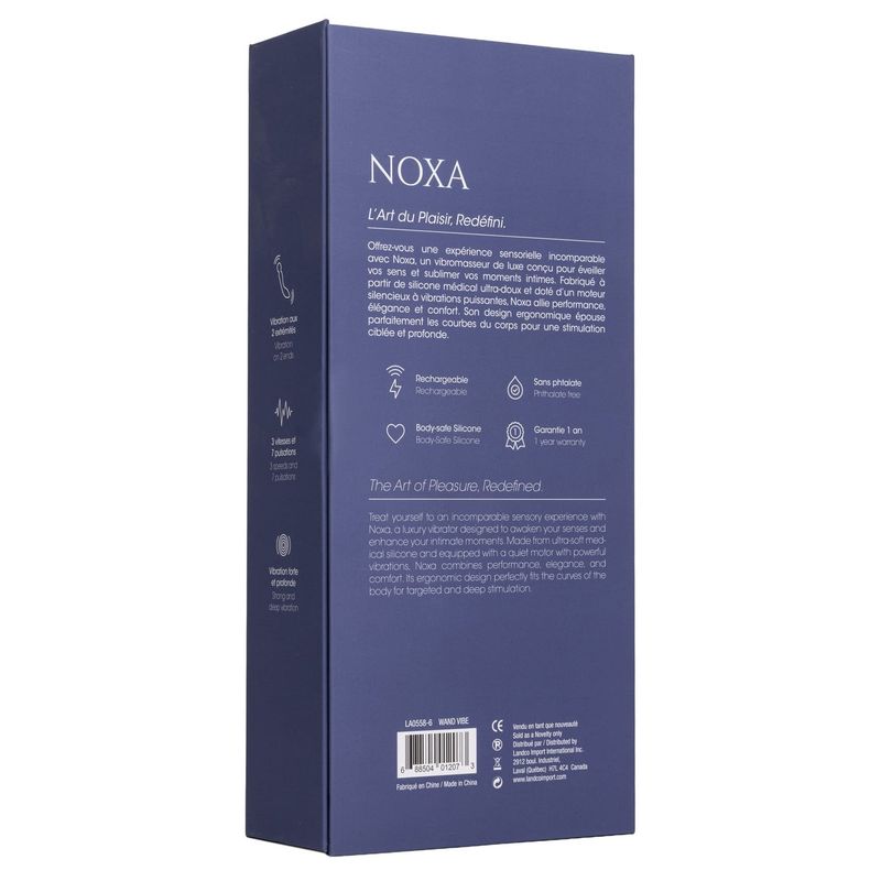 Vibrateur Wand 2 en 1 - Celestia Noxa Adore U | Clitoris ou Vaginale Celestia - Adore U Sensations plus