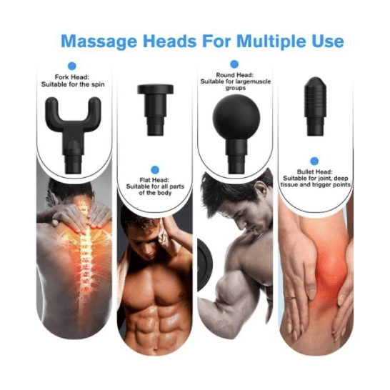 Accessoire de Massage - Pistolet de Massage Motorisé Musculaire CM Sensations plus