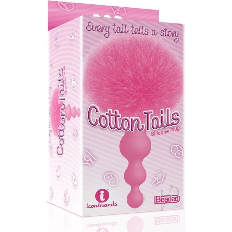 Anal - Icon Brands - Cottontails Queue de Lapin Perlée Icon brands Sensations plus