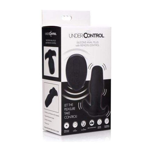 Anal - Under Control - Silicone Anal Plug with Remote Control Under Control Sensations plus
