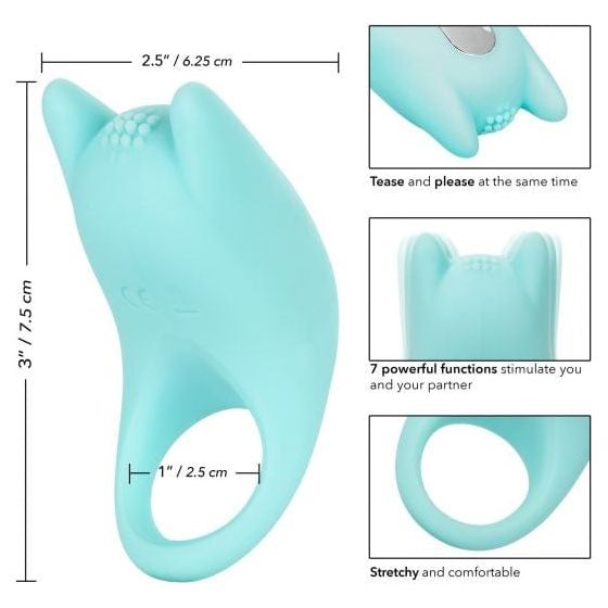 Anneau D'érection Vibrant - CalExotics - Dual Exciter Enhancer CalExotics Sensations plus