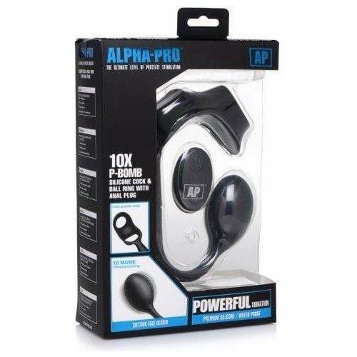 Cockring Et Plug Anal - Alpha-Pro - 10X P-Bomb Alpha Pro Sensations plus