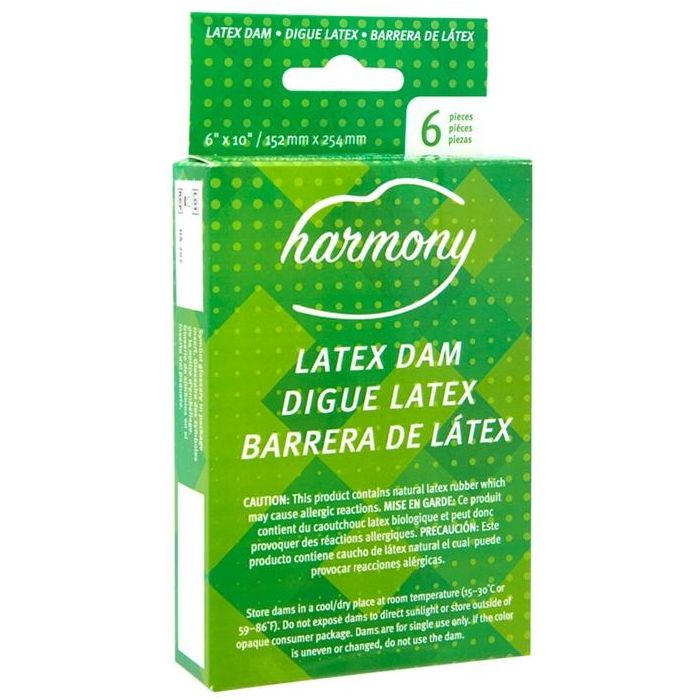 Condom Buccale - Harmony - Latex Dam Harmony Sensations plus