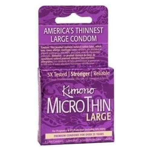 Condom - Kimono - MicroThin Large kimono Sensations plus
