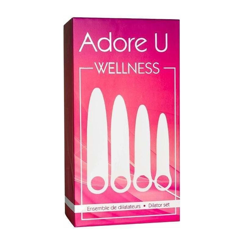 Santé Féminine - Adore U Wellness - Dilatateurs Vaginaux - Ensemble de 4 Adore U Sensations plus