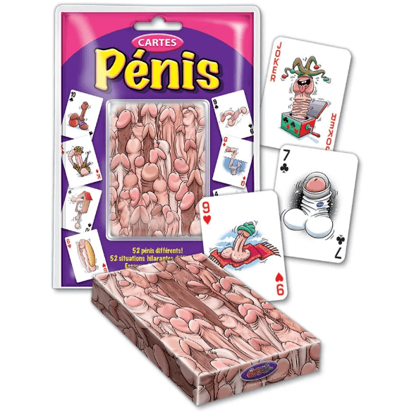 Humour - Jeu de Cartes - Pénis Ozzé Créations Sensations plus