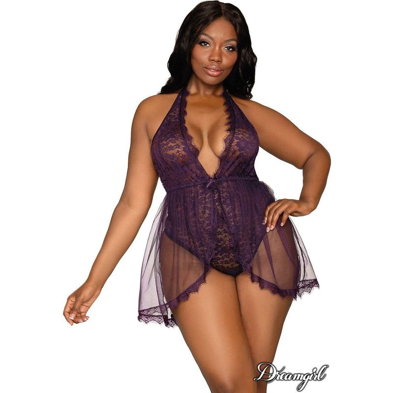Lingerie Dreamgirl - Teddy avec Jupette 11513 Dreamgirl Sensations plus